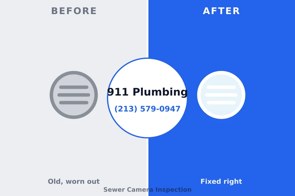 Before and after: plumbing company Cowan, TN